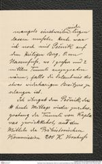 Nachlass Franz Steindachner, Brief von Josef Szombathy an Franz Steindachner (12.08.1905), Inv.Nr. 534.06, Seite 3